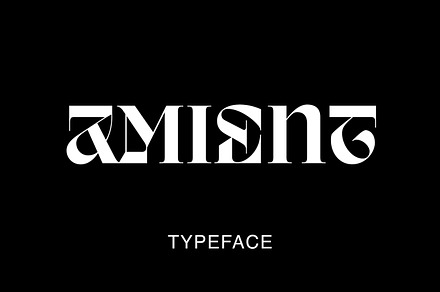 Amient – Modern Display Font