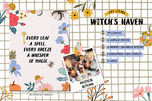 Magical Autumn Clipart Collection