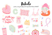 Cute Coquette Girl Aesthetic Clipart, an Object Graphic by Ruslana Lubenets (Thumbnail 8 of 15)