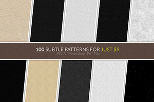 100 Subtle Patterns