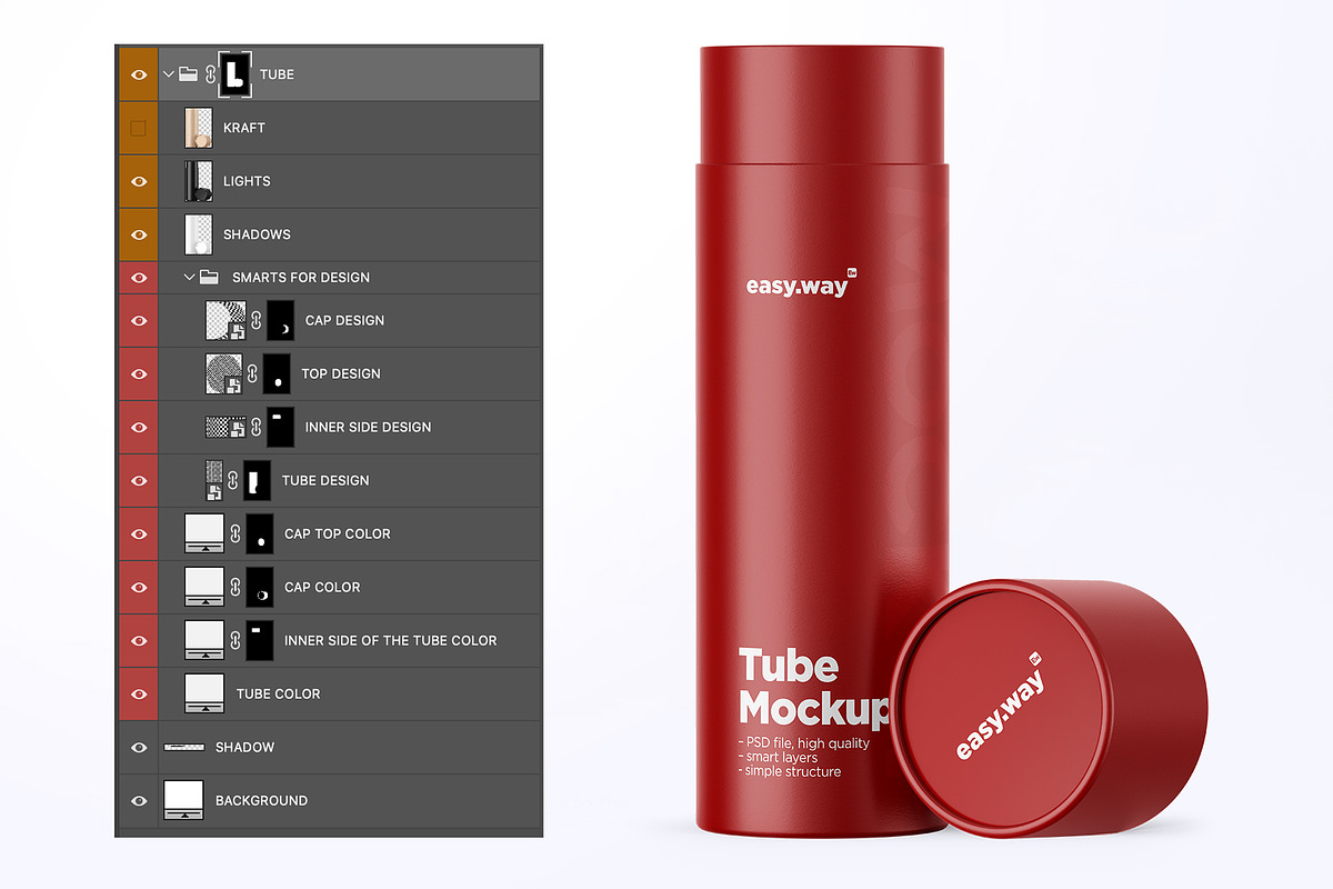 Tubes PSD Mockups Pack, a Packaging Mockup by easy.way