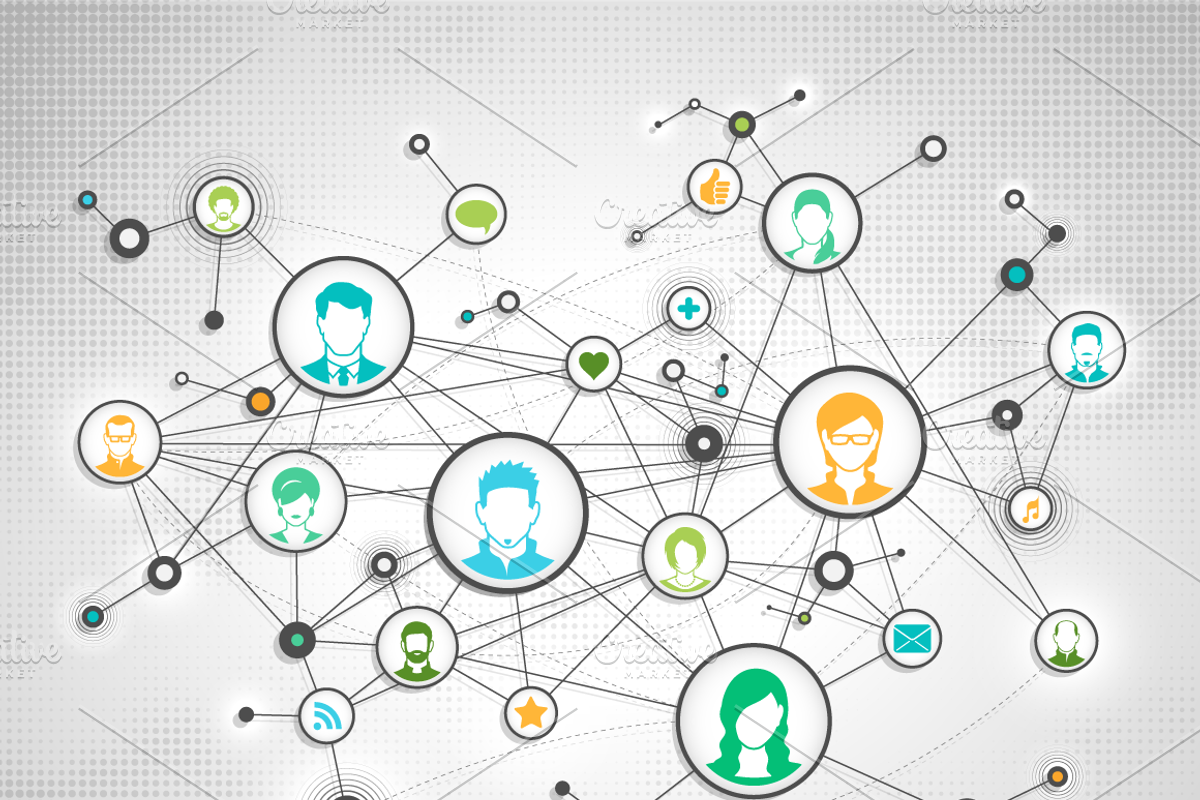 Social Media Concept Illustration, a Person Illustration by vekstok (Photo 6 of 6)