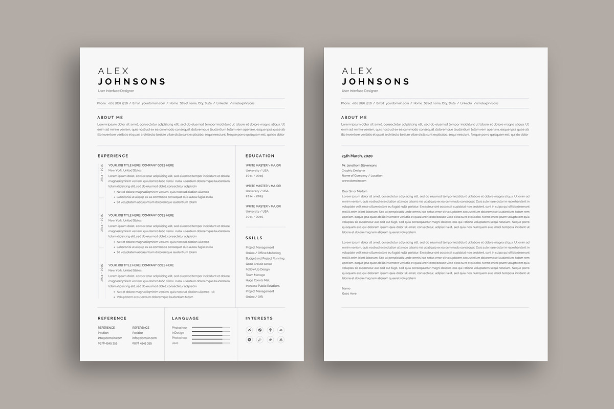 Resume, a Resume Template by paulresume (Photo 2 of 2)