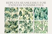 12 Brush and Bough Seamless Patterns, a Pattern Graphic by Inknfolly (Thumbnail 2 of 7)