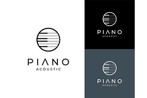 Piano Guitar Musical Logo, a Branding & Logo Template by ika trisiana