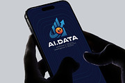 Data Chart Ai Tech Logo, a Branding & Logo Template by Design_Planet (Thumbnail 2 of 4)