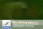 Fur, Hair and Grass Brushes, a Brush Add-On by Creative Graphics (Thumbnail 4 of 6)