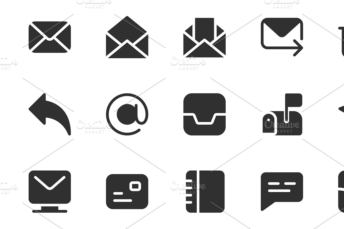 300 Glyph Essential Icons, a Solid Icon by alexdndz (Photo 7 of 21)