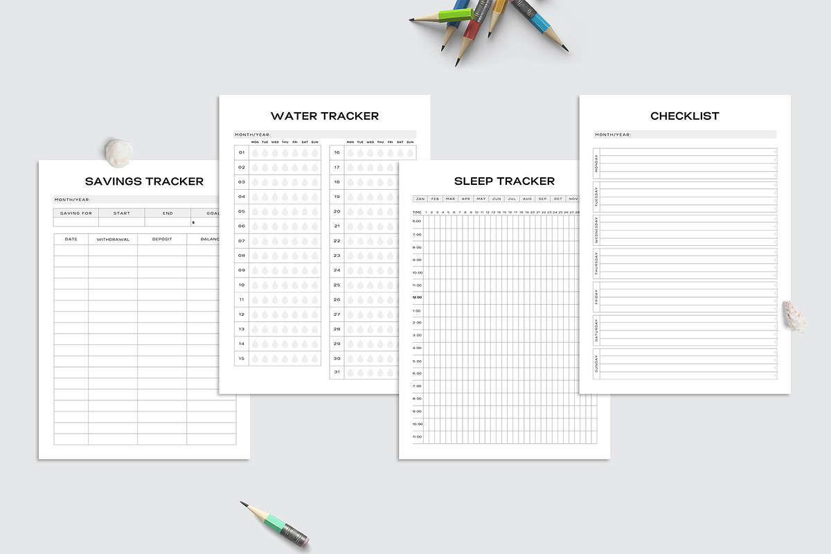 Canva Digital Planner Template, a Stationery Template by Amit Debnath (Photo 6 of 11)