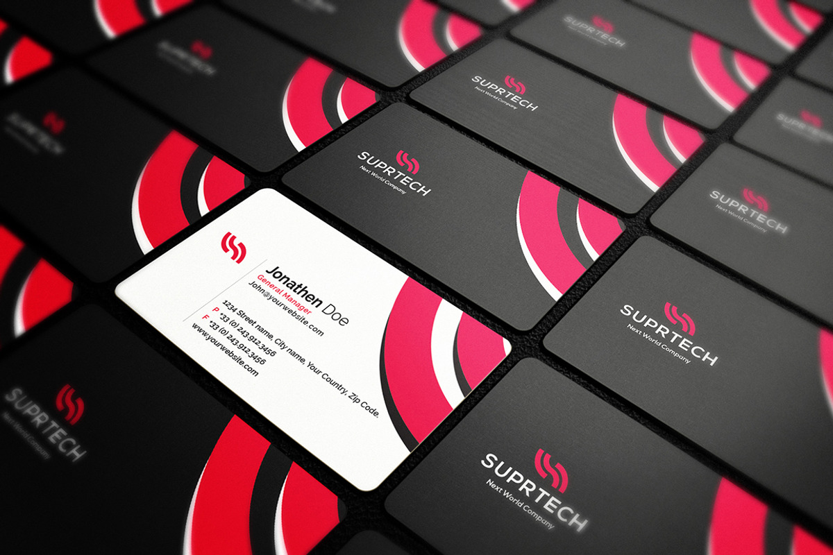 100 Modern Business Card Bundle, a Business Card Template by GraphicsEgg (Photo 19 of 102)