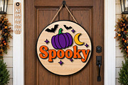 Spooky Halloween Laser Cut SVG, an Object Graphic by Canvas Craft (Thumbnail 1 of 3)