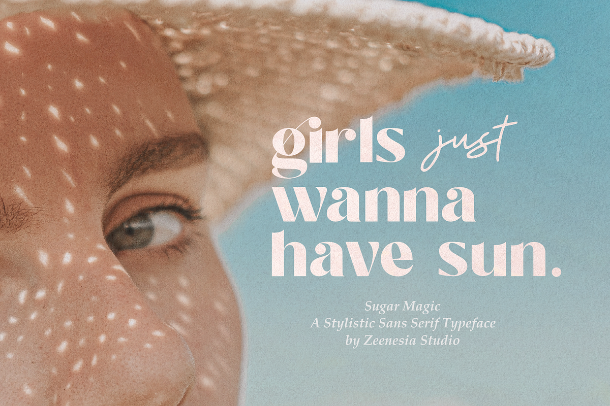 Sugar Magic, a Sans Serif Font by zeenesia (Photo 7 of 25)