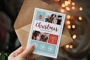 Christmas Postcard Template 5x7 V2