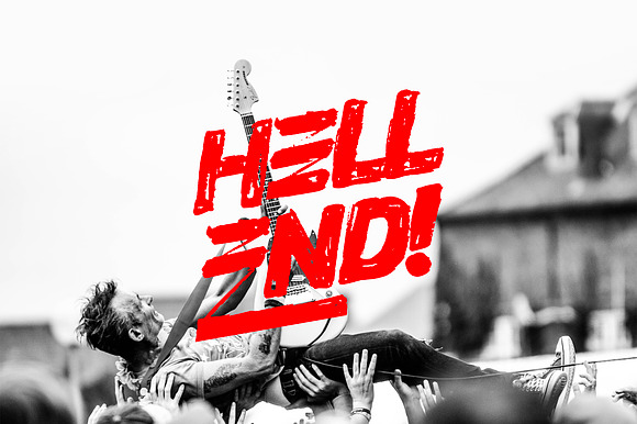 Hellend Brush Font preview 8