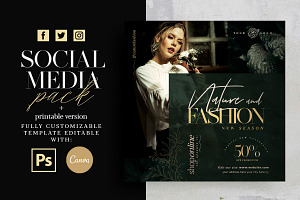 Nature & Fashion Social Media Pack