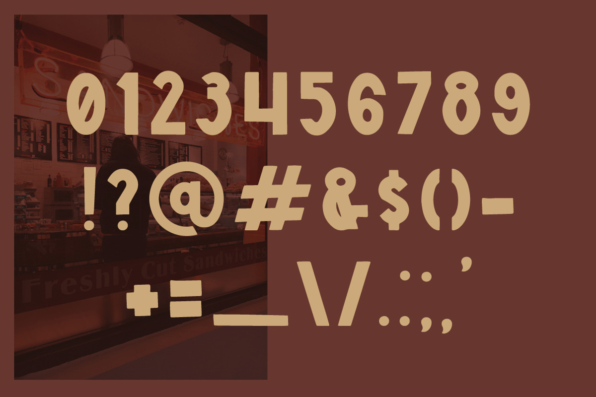 Hot Pastrami Hand Drawn Font, a Sans Serif Font by Instinct Design Co (Photo 4 of 4)