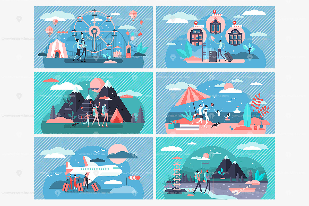 24 Holidays And Travel V1 Concepts, a Person Illustration by VectorMine (Photo 2 of 9)