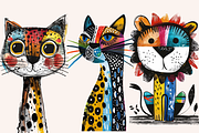 Doodle Cartoon African Animals, an Animal Illustration by PrintHaven Designs (Thumbnail 8 of 10)