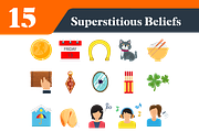 Superstition Beliefs Illustrations, a Duotone Icon by EllaMaiyaali (Thumbnail 3 of 3)