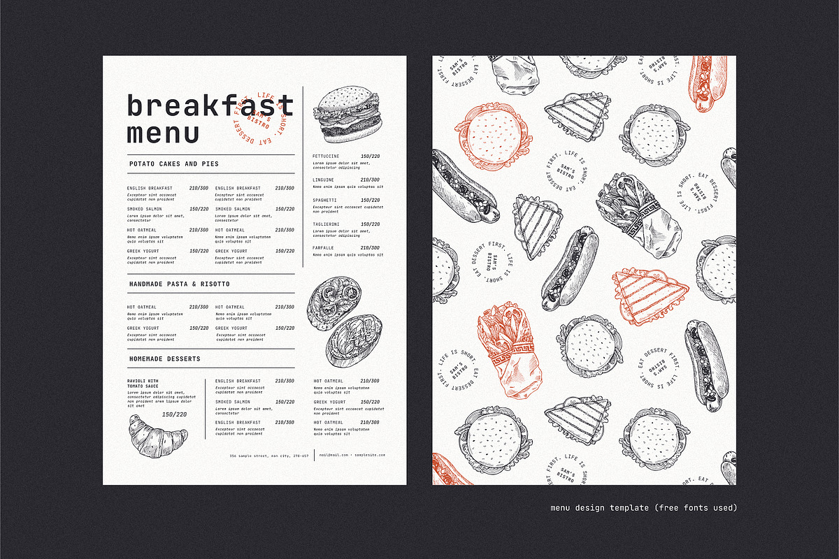Cafe food illusrations, a Food Illustration by adehoidar (Photo 4 of 6)