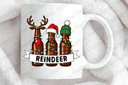 Beer Christmas, Funny Christmas PNG, an Illustration by DreamPrint404 (Thumbnail 2 of 4)