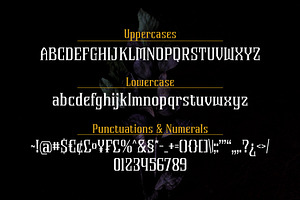 Vorvalla - Gothic Decorative Serif