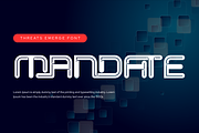 THREATS EMERGE - CYBER FONT, a Sans Serif Font by 177Studio (Thumbnail 3 of 8)