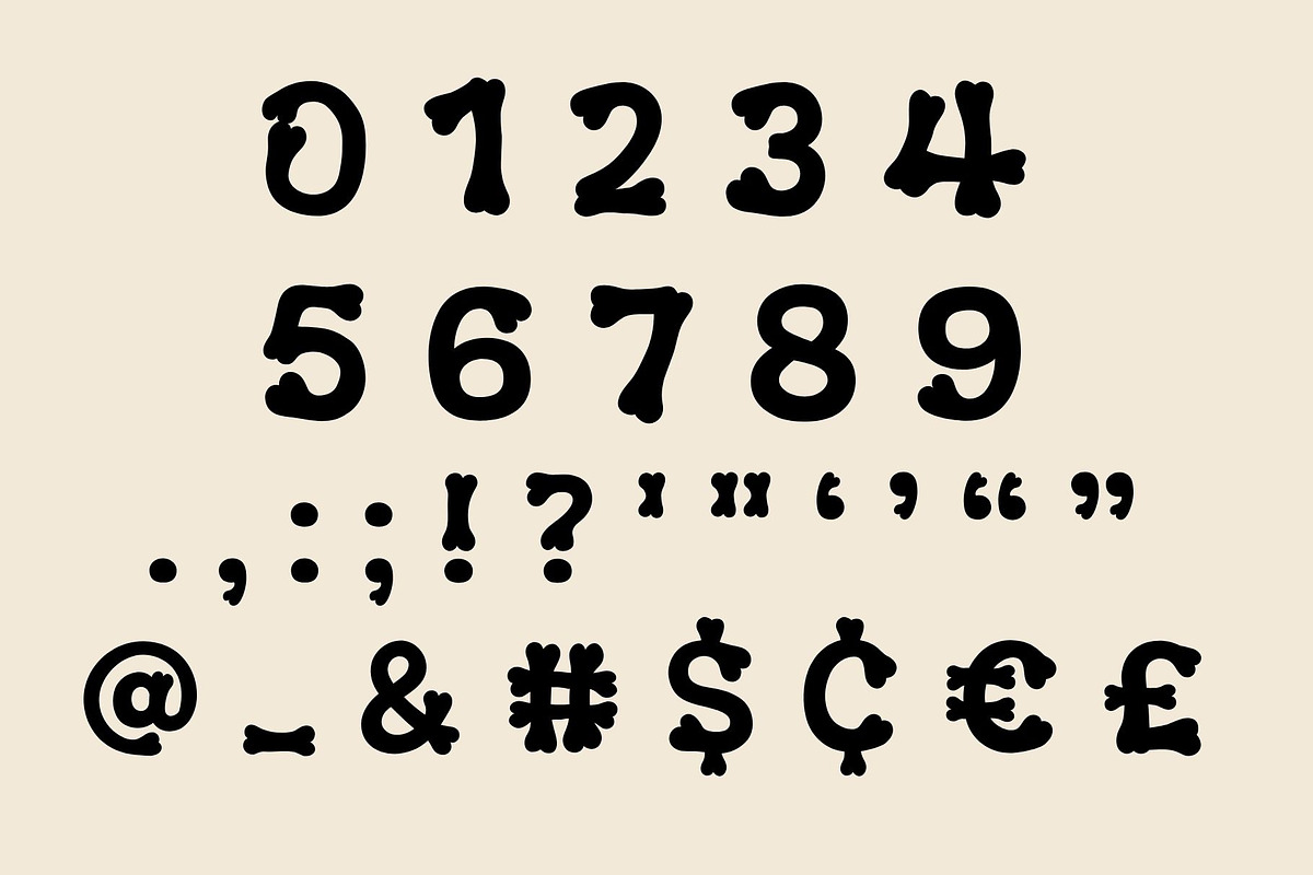 Fox Ghosty Font, a Symbol Font by Fox7 By Rattana (Photo 7 of 9)