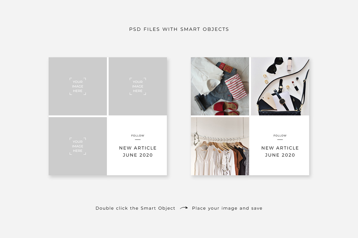 Clean Instagram Pack PS & Canva, a Social Media Template by Studio Siv (Photo 6 of 6)