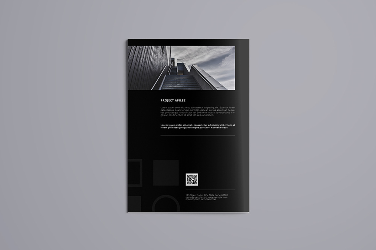 Bi-fold Architecture Portfolio, a Brochure Template by crazyOWL (Photo 5 of 5)