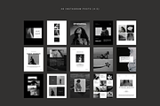 Canva minimal black and white posts, a Templates & Theme by Uyava Space (Thumbnail 4 of 14)