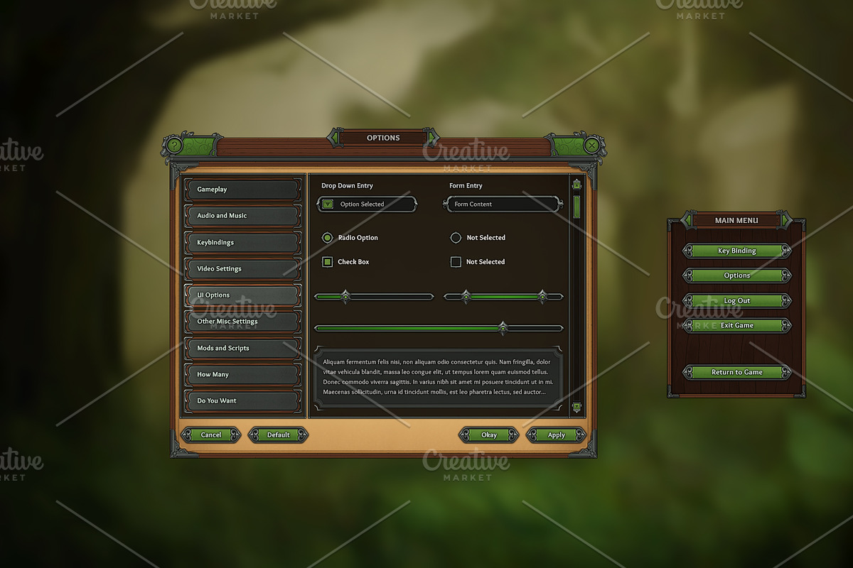 Ranger RPG GUI, a Templates & Theme by Kodiak Graphics (Photo 9 of 11)