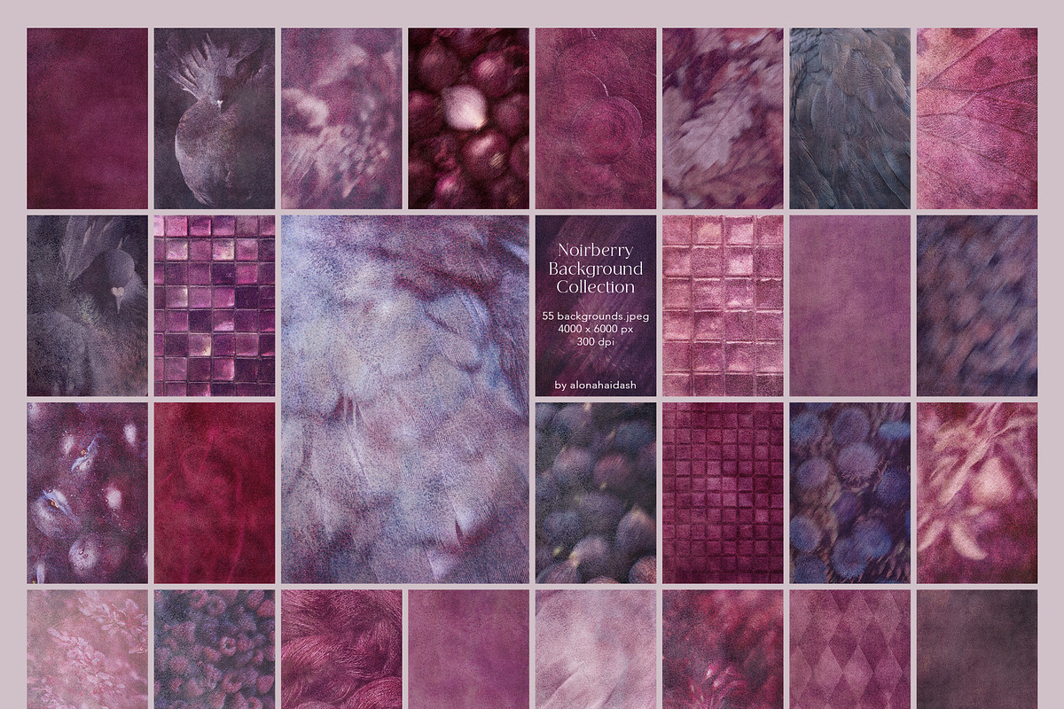 Noirberry · Textured Backgrounds, a Background Graphic by alonahaidash (Photo 6 of 10)