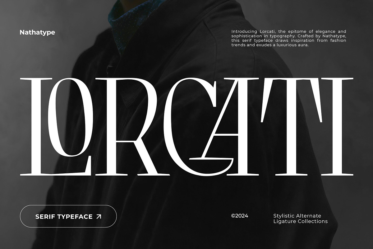 Lorcati, a Serif Font by Nathatype (Photo 1 of 10)