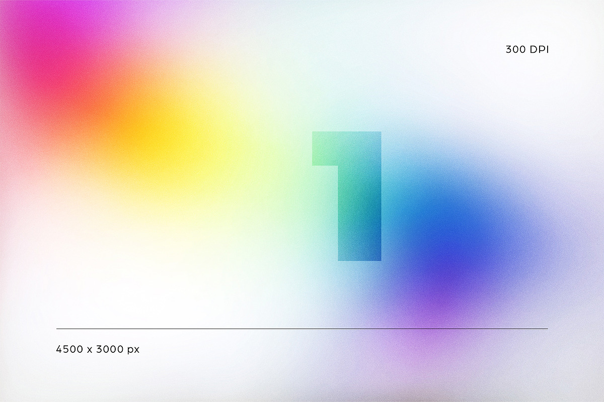 Spectrum Blurs - Noise Textures, a Texture Graphic by Filip Studio (Photo 2 of 9)