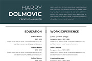 Clean Modern Resume Template, a Resume Template by Jiwstudio (Thumbnail 2 of 2)