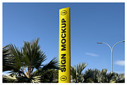 Signage Mockups vol.4 - Flag Mockups, an Advertising Mockup by MockupForest (Thumbnail 9 of 10)