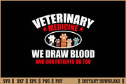 We Draw Blood Our Patients Do Too, a Healthcare Illustration by Handy Arts Studio (Thumbnail 1 of 3)