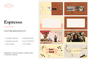 Espresso Youtube Branding Kit, a Social Media Template by Tangerine Nation (Thumbnail 1 of 7)