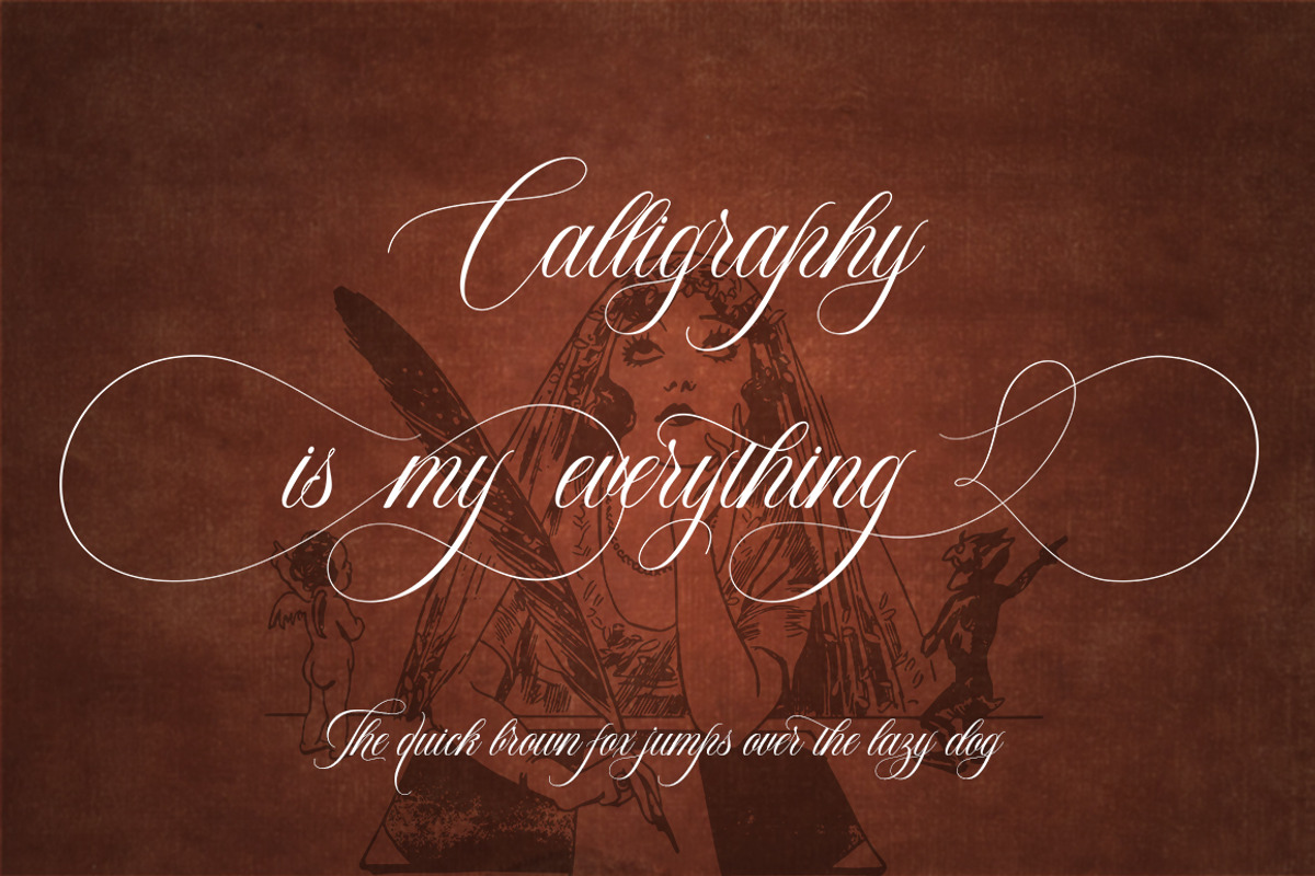 Saverny Script, a Script Font by HKL Studio (Photo 9 of 11)