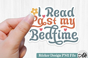 Book Lover Sticker Bundle,PNG File,, a Graphic by akazaddesign (Thumbnail 6 of 11)