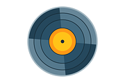 Vinyl Record Vector Icon, an Icon by Pexelpy (Thumbnail 2 of 2)