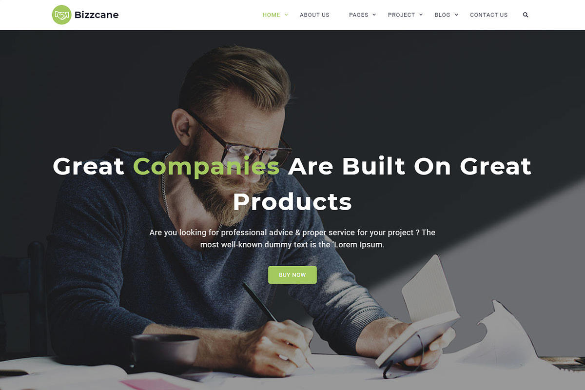 Bizzcane - Business Landing Template, a Bootstrap Template by shreethemes (Photo 2 of 2)