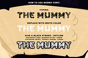 Zombie Mummy, a Font by Letterara (Thumbnail 8 of 10)
