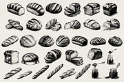 280 Vintage Bakery Illustrations, a Food Illustration by Nocturnal Wolf (Thumbnail 12 of 15)