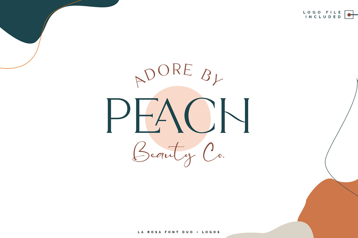 La Rosa Font Duo//Chic Logos preview 8