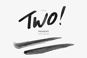 Ink Brushes and Stamps for Procreate, a Brush Add-On by Greek fonts by nantia.co (Thumbnail 5 of 9)