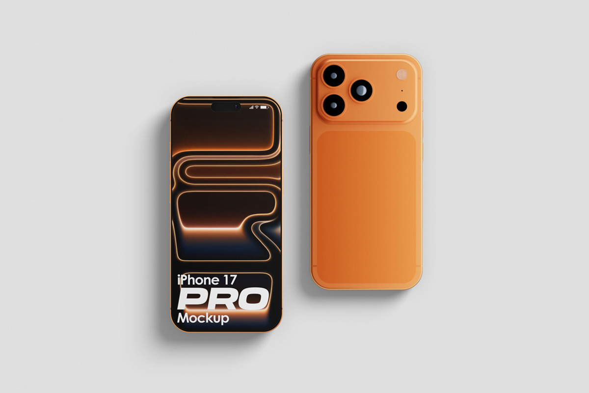 iPhone 17 Pro Mockup, an iPhone Mockup by scribrostudio (Photo 8 of 13)
