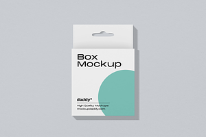 Hanger Box PSD Mockup