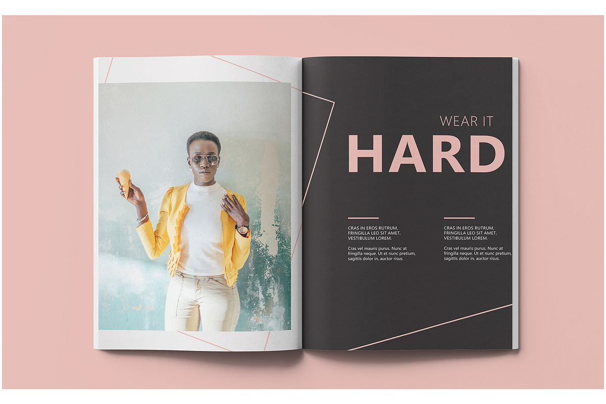 Vintage Retro Fashion Magazine, a Magazine Template by Brand Square (Photo 7 of 12)